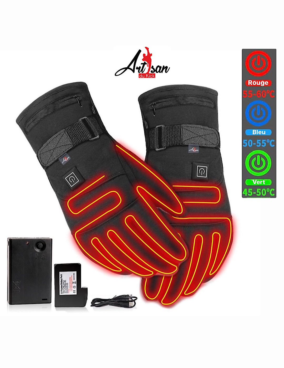 Gants chauffant ADK