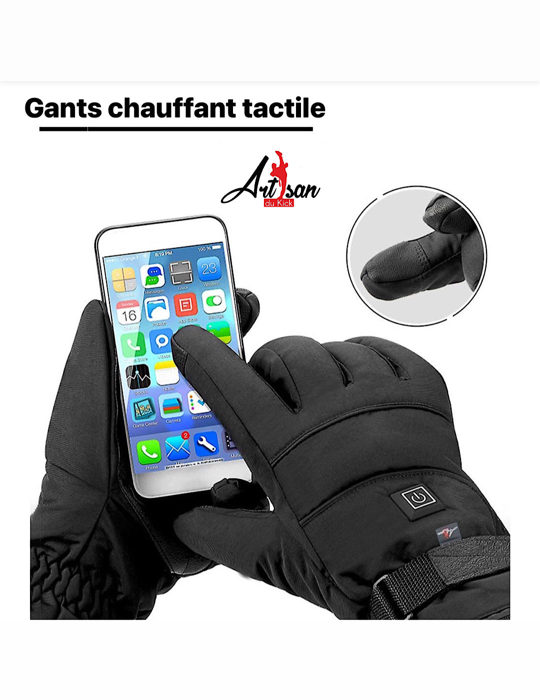 Gants chauffant ADK