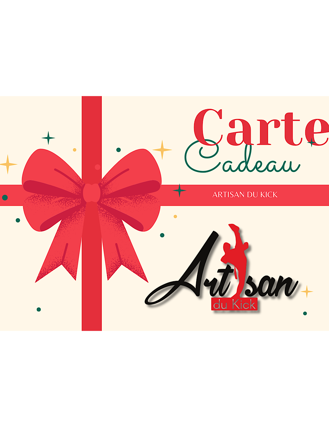 Carte cadeau 50 - 500