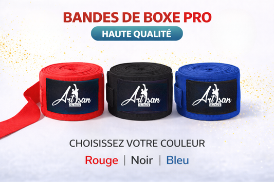Bandes de Boxe 5 m – Protection Poignet Pro (MMA & Muay Thai)