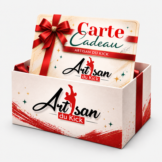 Carte cadeau 50 - 500 — vue principale sur fond gris clair