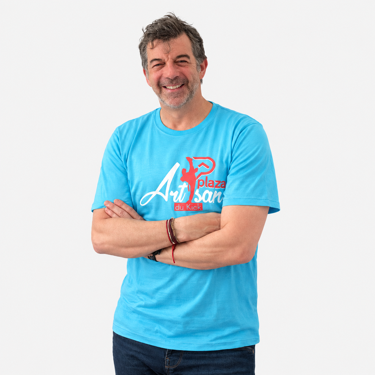 T-shirt Édition Collector Stéphane Plaza — vue principale sur fond gris clair